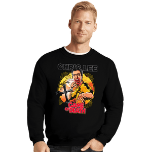 Daily_Deal_Shirts Crewneck Sweater, Unisex / Small / Black Game Of Death