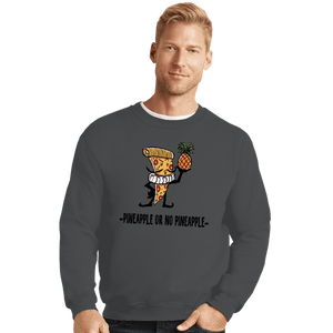 Secret_Shirts Crewneck Sweater, Unisex / Small / Charcoal Pineapple Or Noz