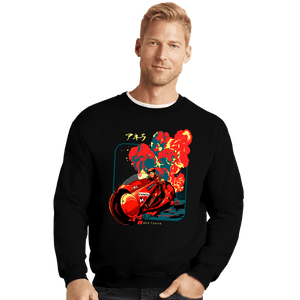 Daily_Deal_Shirts Crewneck Sweater, Unisex / Small / Black Akira 88