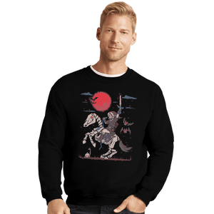 Shirts Crewneck Sweater, Unisex / Small / Black The Blood Moon Rising