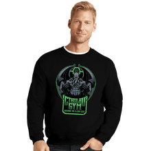 Load image into Gallery viewer, Daily_Deal_Shirts Crewneck Sweater, Unisex / Small / Black Cthulhu Gym
