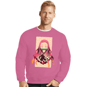Shirts Crewneck Sweater, Unisex / Small / Azalea Demon Nezuko