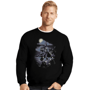 Shirts Crewneck Sweater, Unisex / Small / Black Magic Night