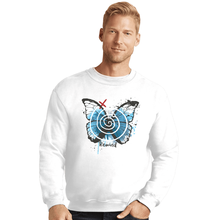 Secret_Shirts Crewneck Sweater, Unisex / Small / White Rewind