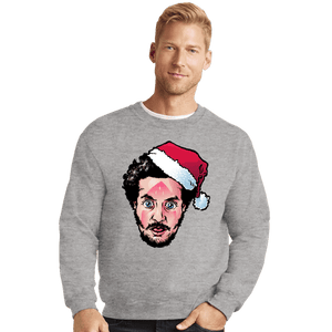 Daily_Deal_Shirts Crewneck Sweater, Unisex / Small / Sports Grey Marv-Y Christmas