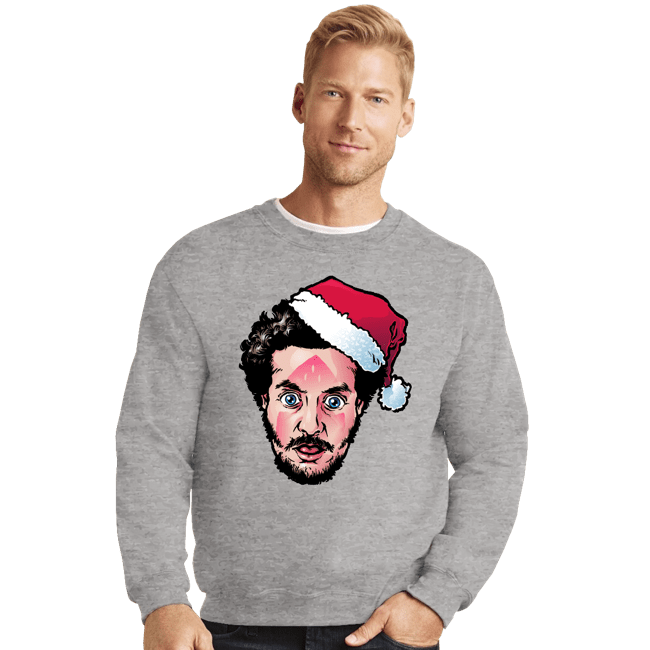 Daily_Deal_Shirts Crewneck Sweater, Unisex / Small / Sports Grey Marv-Y Christmas