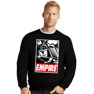 Shirts Crewneck Sweater, Unisex / Small / Black Empire