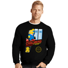 Load image into Gallery viewer, Secret_Shirts Crewneck Sweater, Unisex / Small / Black Supernintendo Chalmers
