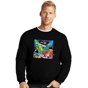 Daily_Deal_Shirts Crewneck Sweater, Unisex / Small / Black The Punk Dorks