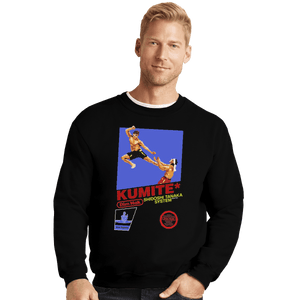 Shirts Crewneck Sweater, Unisex / Small / Black Kumite