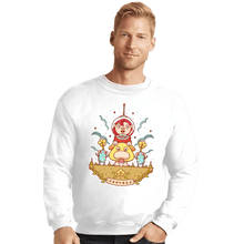 Load image into Gallery viewer, Shirts Crewneck Sweater, Unisex / Small / White The Captain
