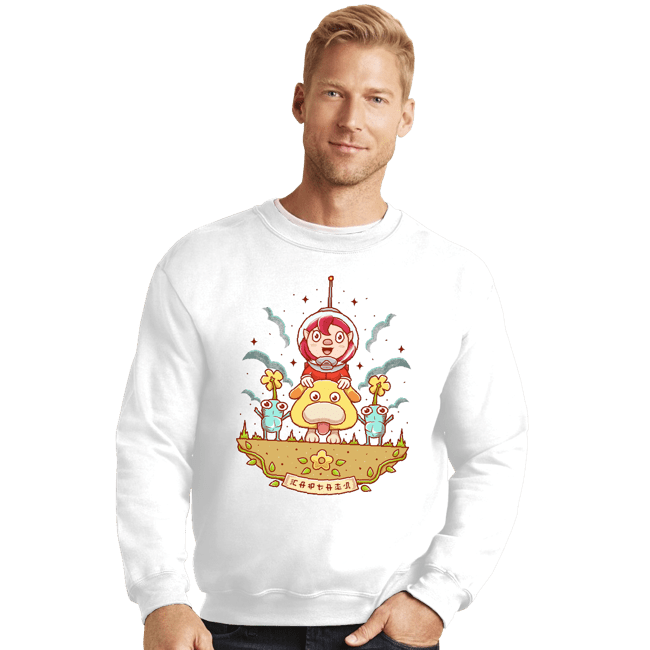Shirts Crewneck Sweater, Unisex / Small / White The Captain