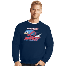 Load image into Gallery viewer, Shirts Crewneck Sweater, Unisex / Small / Navy Supersonic

