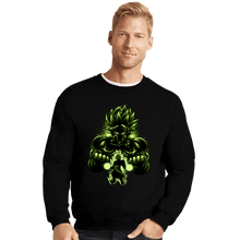 Load image into Gallery viewer, Shirts Crewneck Sweater, Unisex / Small / Black Broly
