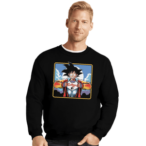 Shirts Crewneck Sweater, Unisex / Small / Black Teen Oozaru