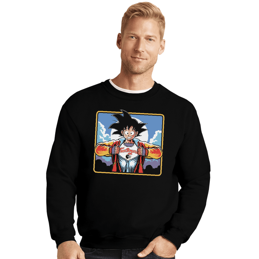 Shirts Crewneck Sweater, Unisex / Small / Black Teen Oozaru