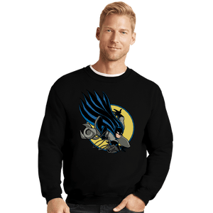 Secret_Shirts Crewneck Sweater, Unisex / Small / Black BAT300