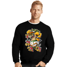 Load image into Gallery viewer, Secret_Shirts Crewneck Sweater, Unisex / Small / Black Bossfink
