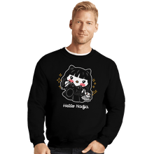 Load image into Gallery viewer, Shirts Crewneck Sweater, Unisex / Small / Black Hello Nadja
