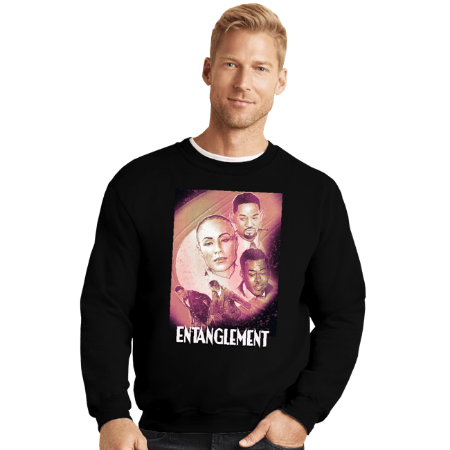 Secret_Shirts Crewneck Sweater, Unisex / Small / Black Entanglement