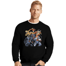 Load image into Gallery viewer, Shirts Crewneck Sweater, Unisex / Small / Black Terror Cats
