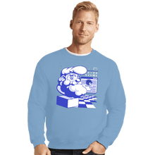 Load image into Gallery viewer, Secret_Shirts Crewneck Sweater, Unisex / Small / Powder Blue Light Wave
