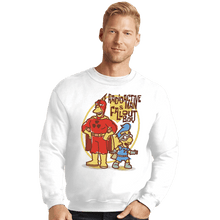 Load image into Gallery viewer, Daily_Deal_Shirts Crewneck Sweater, Unisex / Small / White Radioactive Squad
