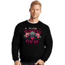 Load image into Gallery viewer, Daily_Deal_Shirts Crewneck Sweater, Unisex / Small / Black Inosuke Slayers Gym
