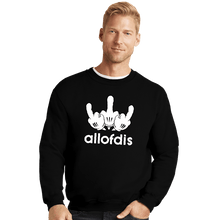 Load image into Gallery viewer, Shirts Crewneck Sweater, Unisex / Small / Black Allofdis
