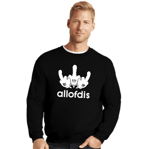 Shirts Crewneck Sweater, Unisex / Small / Black Allofdis