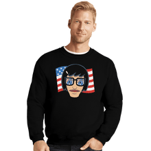 Load image into Gallery viewer, Shirts Crewneck Sweater, Unisex / Small / Black Star Spangled Butt
