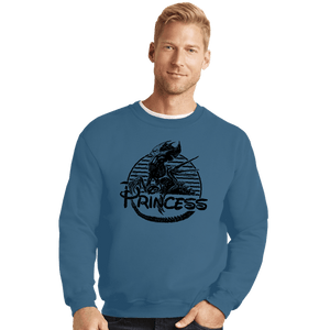 Secret_Shirts Crewneck Sweater, Unisex / Small / Indigo Blue The Princess