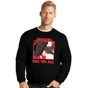 Shirts Crewneck Sweater, Unisex / Small / Black Berserk Metal