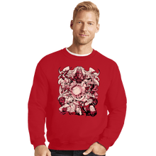 Load image into Gallery viewer, Daily_Deal_Shirts Crewneck Sweater, Unisex / Small / Red Prepare To Strike
