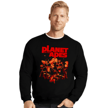 Load image into Gallery viewer, Shirts Crewneck Sweater, Unisex / Small / Black Planet Of The Apes
