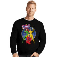 Load image into Gallery viewer, Shirts Crewneck Sweater, Unisex / Small / Black Princess Spies!
