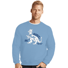 Load image into Gallery viewer, Daily_Deal_Shirts Crewneck Sweater, Unisex / Small / Powder Blue Icy Emergency
