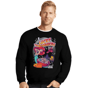 Shirts Crewneck Sweater, Unisex / Small / Black Lucky Thingamabobs