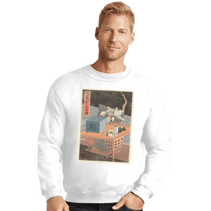 Shirts Crewneck Sweater, Unisex / Small / White Dr Claw