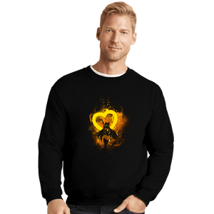 Shirts Crewneck Sweater, Unisex / Small / Black Venus Art