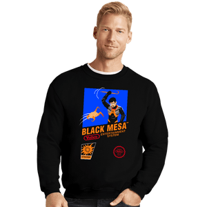 Daily_Deal_Shirts Crewneck Sweater, Unisex / Small / Black Black Mesa NES