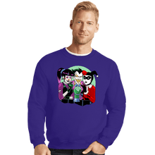 Load image into Gallery viewer, Shirts Crewneck Sweater, Unisex / Small / Violet Jokie
