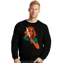 Load image into Gallery viewer, Shirts Crewneck Sweater, Unisex / Small / Black Laurie
