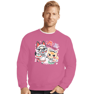 Shirts Crewneck Sweater, Unisex / Small / Azalea M&R Maid Cafe