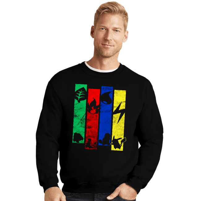 Shirts Crewneck Sweater, Unisex / Small / Black Pokestreaks
