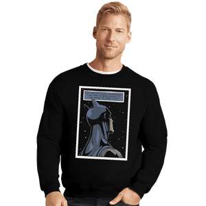 Shirts Crewneck Sweater, Unisex / Small / Black Manbatan