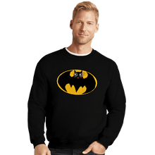 Load image into Gallery viewer, Secret_Shirts Crewneck Sweater, Unisex / Small / Black The Cute Knight!
