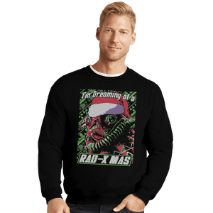 Shirts Crewneck Sweater, Unisex / Small / Black Rad Xmas