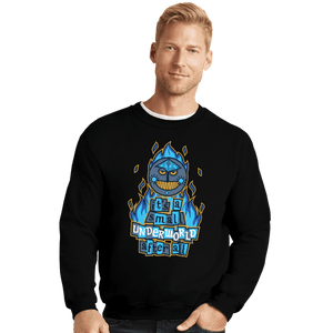 Daily_Deal_Shirts Crewneck Sweater, Unisex / Small / Black Small Underworld