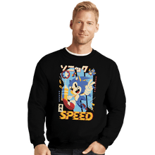 Load image into Gallery viewer, Daily_Deal_Shirts Crewneck Sweater, Unisex / Small / Black Top Speed
